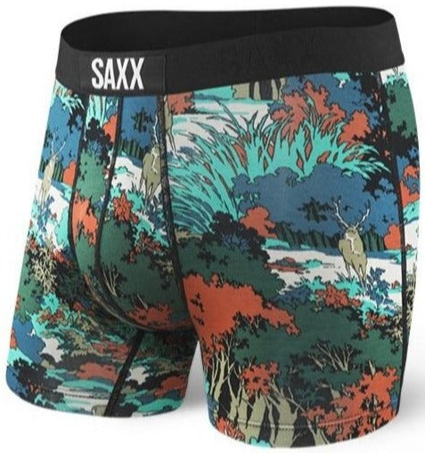 SAXX Vibe Boxer Modern Fit Bleu sarcelle Deep Woods