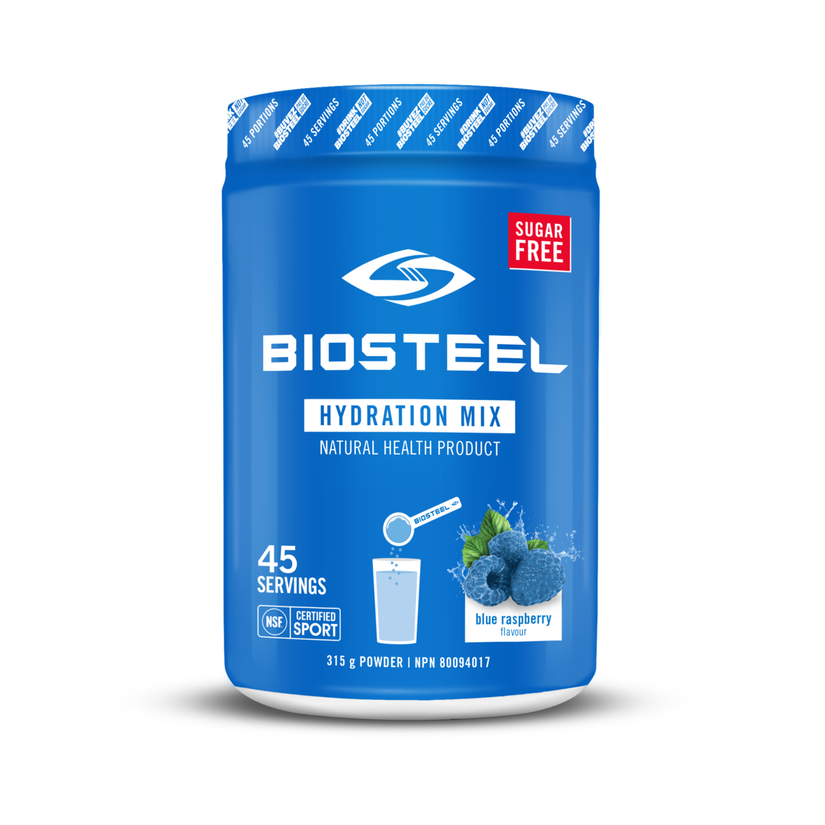 Mélange d'hydratation sportive haute performance BioSteel (315 g)