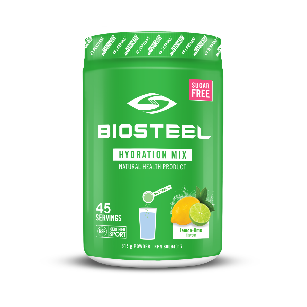 Mélange d'hydratation sportive haute performance BioSteel (315 g)