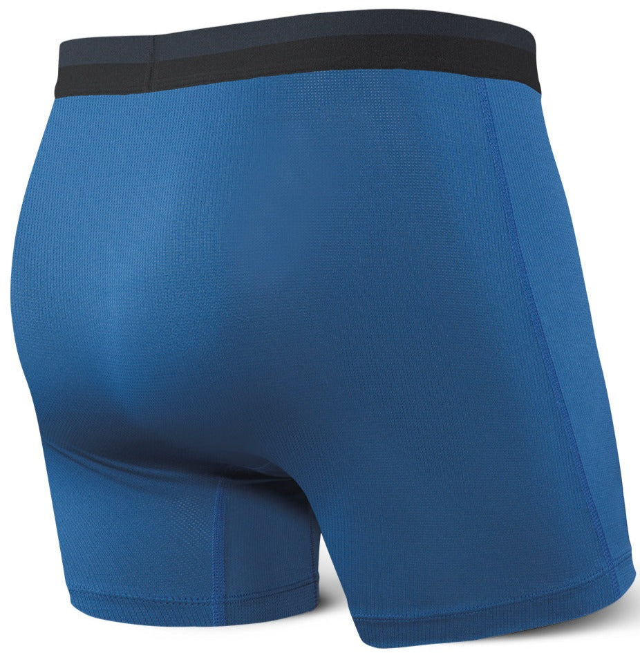 SAXX Sport Mesh Boxer Brief Fly Navy/City Blue (2-Pack)
