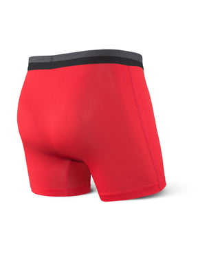 SAXX Sport Mesh Boxer Brief Fly Red