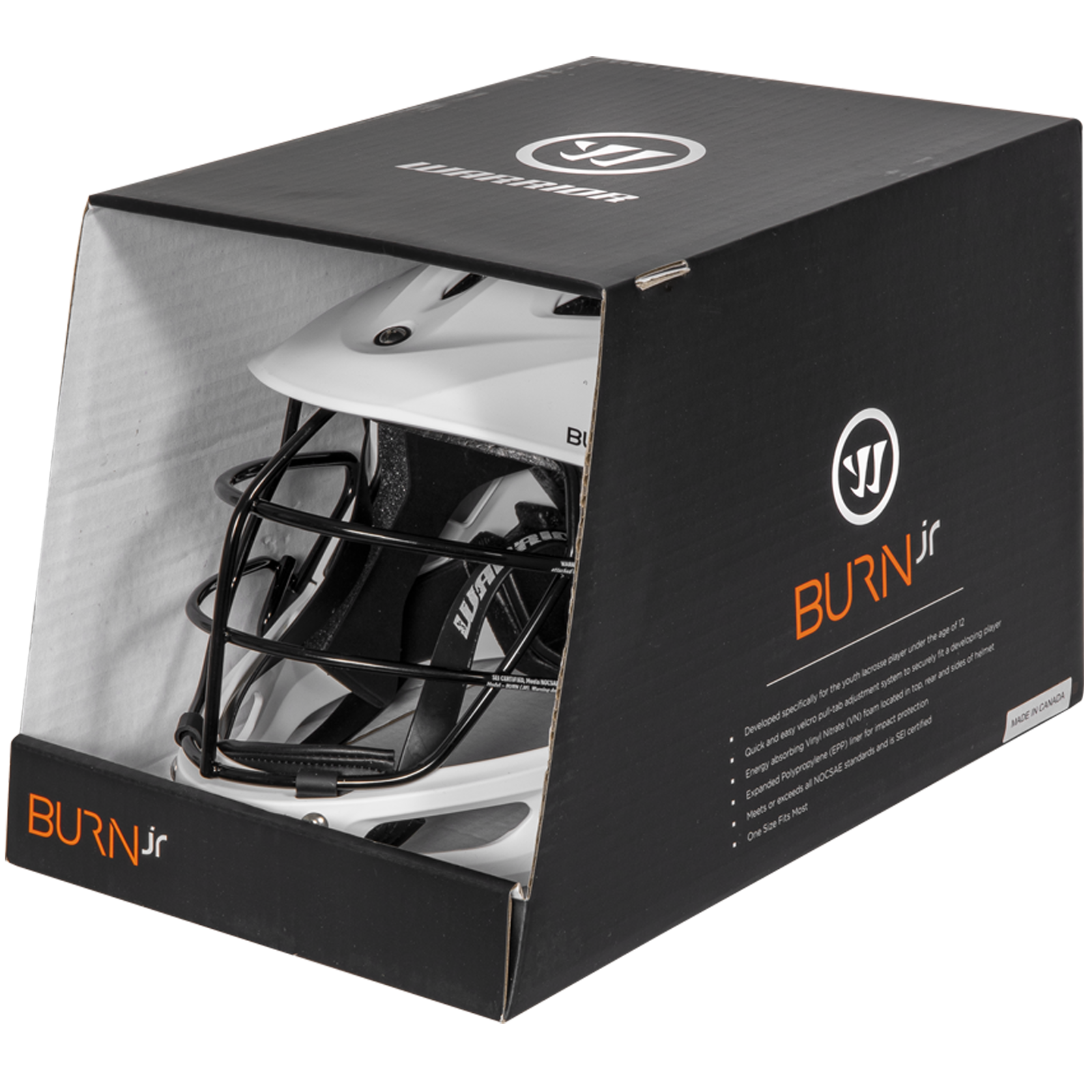 Casque de crosse junior Warrior Burn